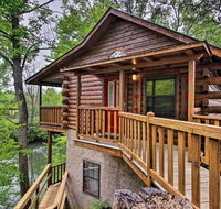 River Rush- Cozy Riverfront Cabin 5 Mi to Pigeon Forge - Accommodation San Jose