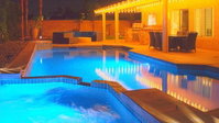 NEW La Quinta Luxury Retreat - Saltwater Pool Game Room BBQ Family Fun Accommodation San Jose