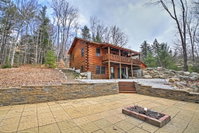 North Conway Log Cabin with Porch Grill  Fire Pit Accommodation San Jose